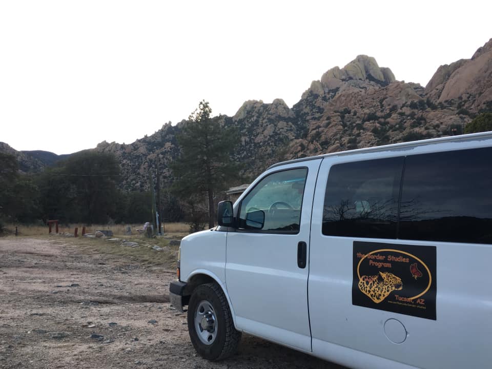 BSP van in the desert